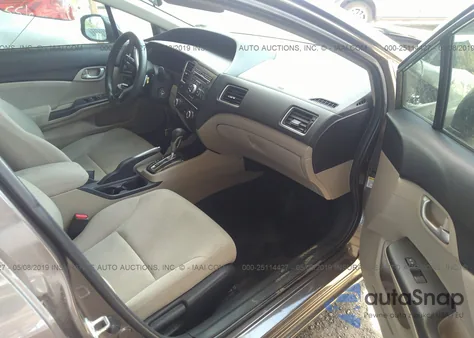 2013 Honda Civic Sdn Lx из США, поврежденный, VIN AZ378078